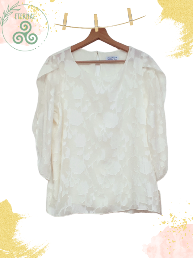 Blusa Eterea Marfil