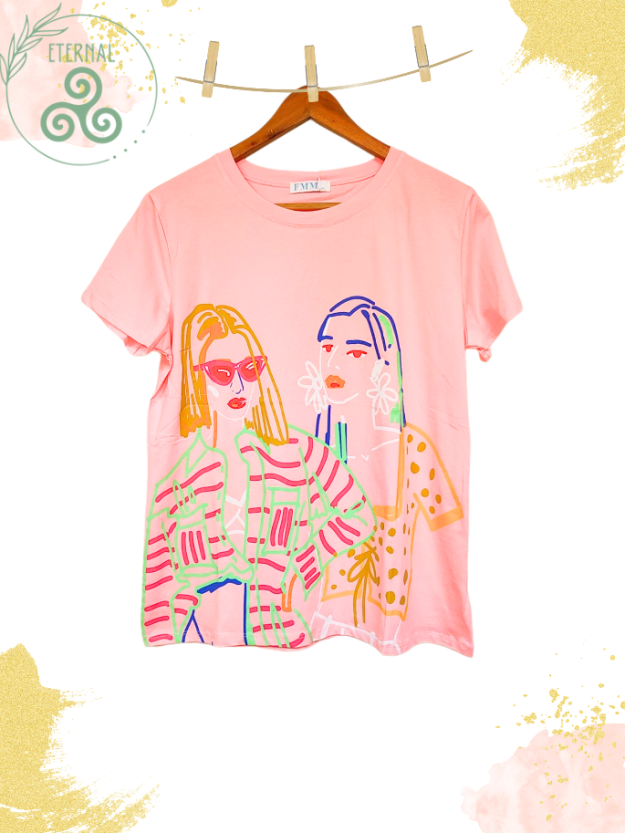 Camiseta Womens Rosada